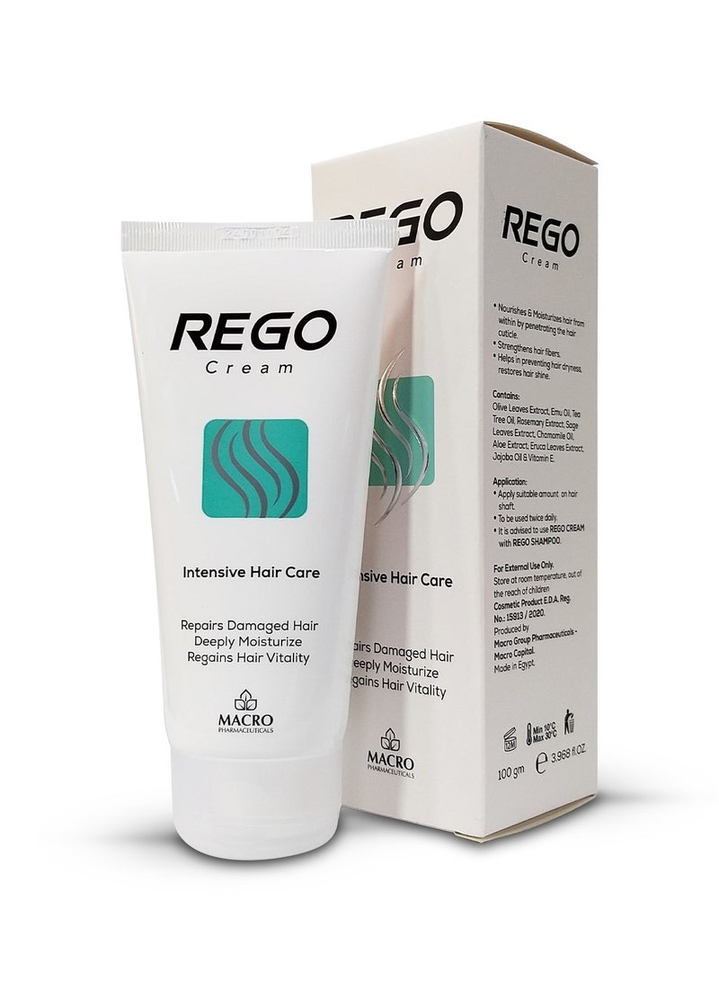 Rego Cream Intensive Hair Care - 100gm - Image 1