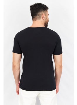 Aston Martin Men Crew Neck Short Sleeves Graphic T-Shirt, Black  - Image 2
