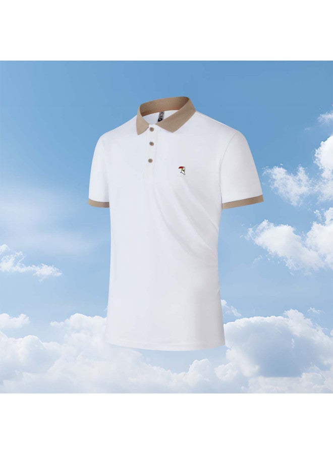 Tucano two-piece Summer Polo Shirt Set With Turn-down Collar For Men - Image 3