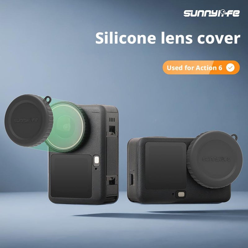 Sunnylife for ACTION 6 Silicone Lens Protector, Shockproof Lens Cover, Camera Accessories - Image 3