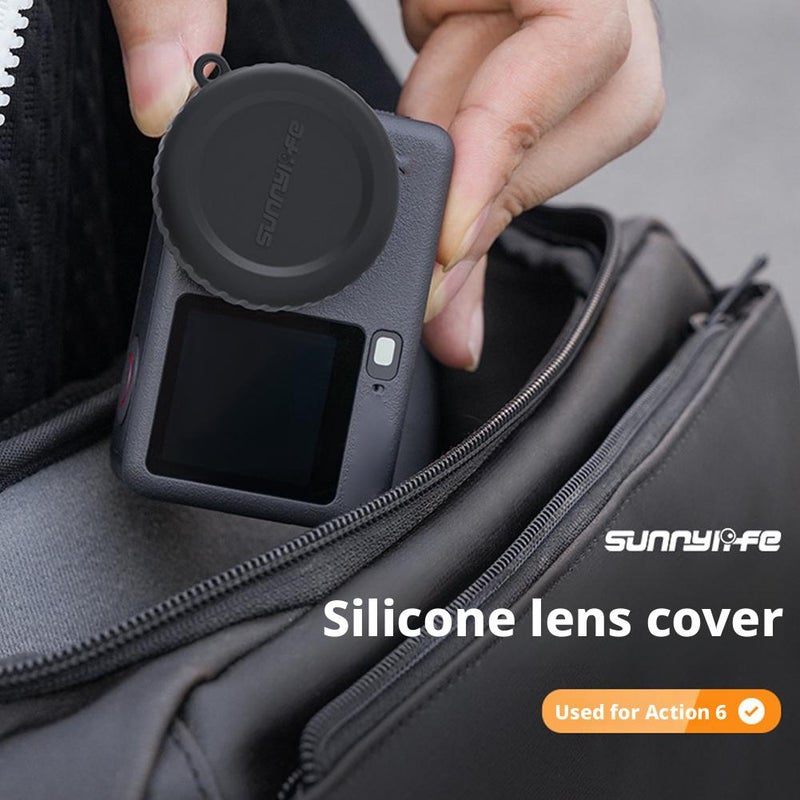 Sunnylife for ACTION 6 Silicone Lens Protector, Shockproof Lens Cover, Camera Accessories - Image 4