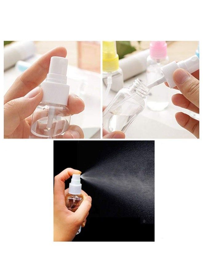 5 Pack Plastic Spray Bottles 60ML Travel Size Spray Bottles Refillable Fine Mist Sprayer Bottle for Essential Oil, Cosmetic, Perfume - Image 2