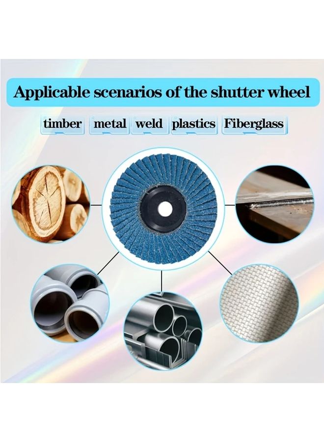 75mm Mini Angle Grinder Polishing Kit With Blind Wheel Wool Polishing Wheel And Sanding Sheet - Image 5