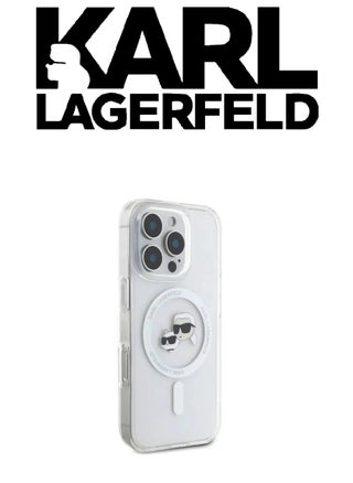 iPhone 16 Pro Case, supports wireless charging MagSafe, transparent with original logo and design approved by the global brand (KARL LAGERFELD). From CG Mobile. - pzsku/ZAA42667541A303976B4BZ/45/_/1727684311/62c68692-9d13-402a-bf28-9b367823ec7d