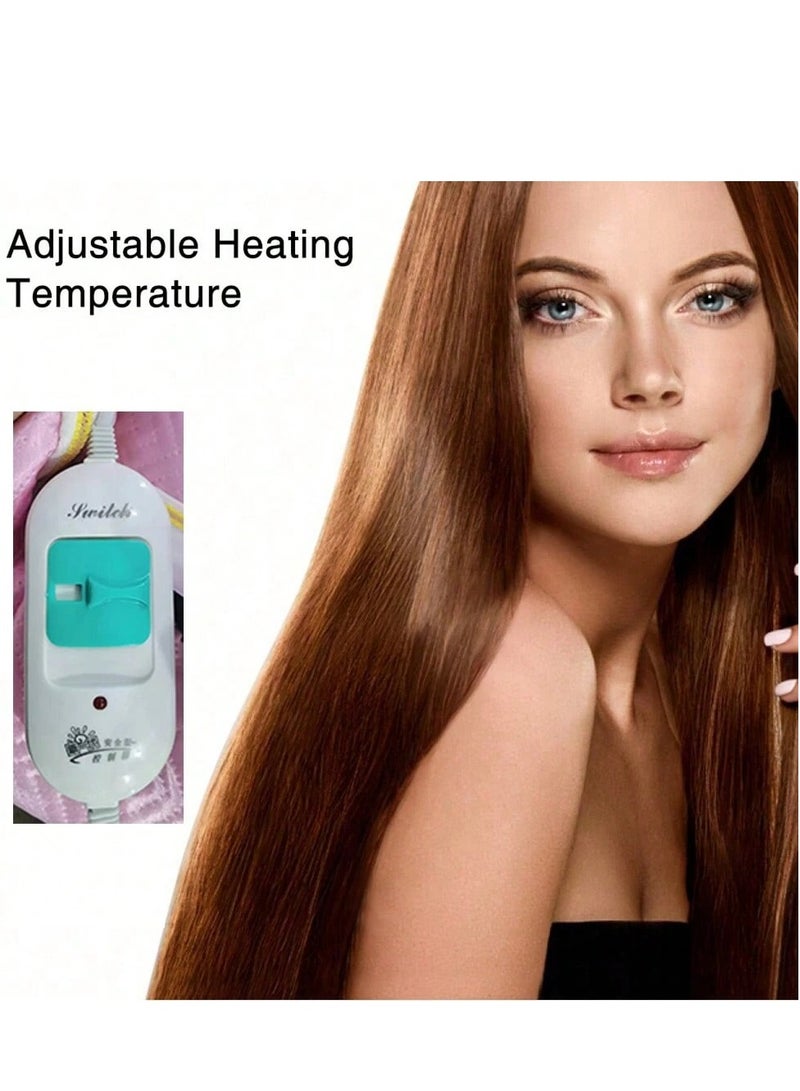 Shein Professional Thermal Spa Cap for Hair Moisturizing & Intensive Nourishment Multicolour - Image 2