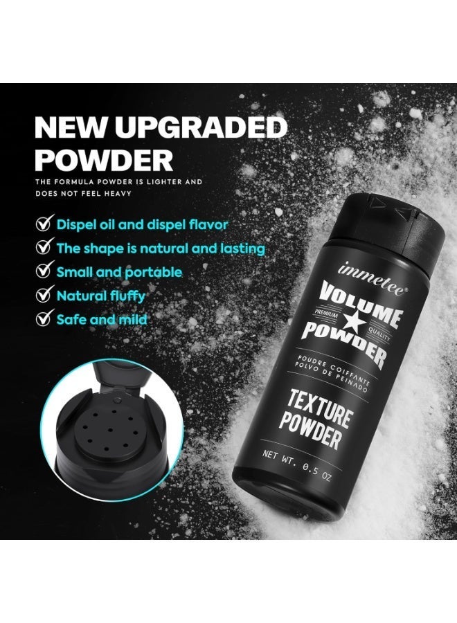 Immetee 2 PCS Hair Volume Powder - Texture Styling for Men and Women, Light Control Natural Matte Look, Root Lifting 0.5oz - Image 4