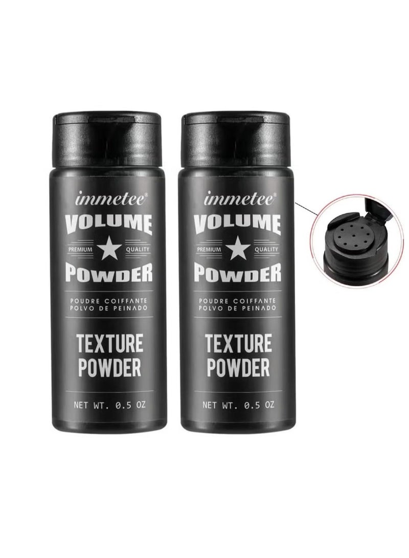 Immetee 2 PCS Hair Volume Powder - Texture Styling for Men and Women, Light Control Natural Matte Look, Root Lifting 0.5oz - Image 1