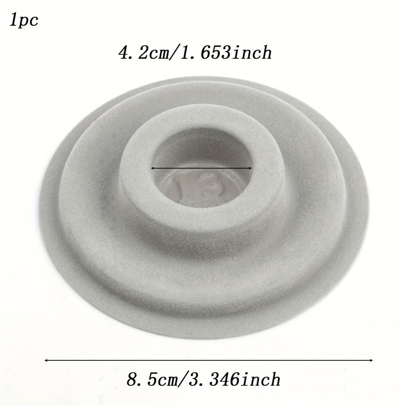 Gray Flocked Bead Sizing Board 1pc Plastic Bracelet Organizer Jewelry Making Tray With Measuring Tool For Crafts 7.48 Inch - Image 2