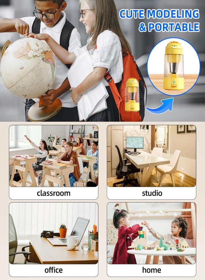 Zmol Fully Automatic Pencil Sharpener, Lion Pencil Sharpener for Colored Pencils,Auto in & Out, Rechargeable Portable Pencil Sharpeners for No.2/Colored Pencils(6-8mm), Classroom/Office/Home - Image 5