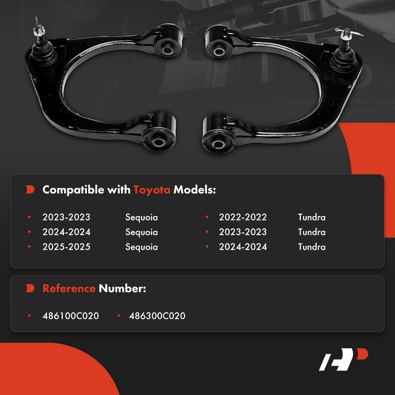 A-Premium Front Upper Control Arms for Toyota - Image 2