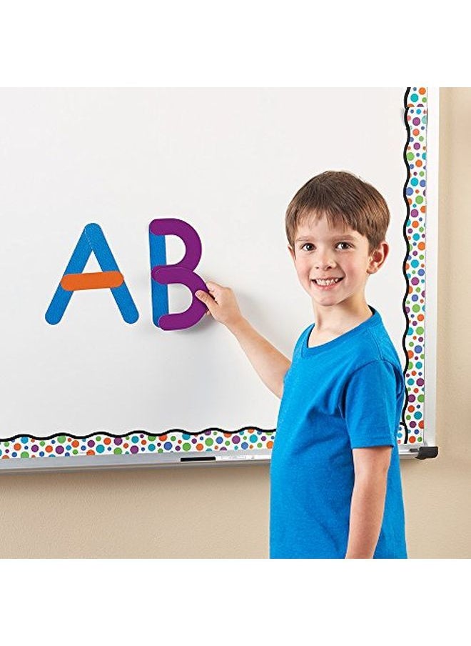 Learning Resources - Giant Magnetic Letter Construction Classroom Accessories Fine Motor Toy 21 Pieces Ages 4+ - Image 1