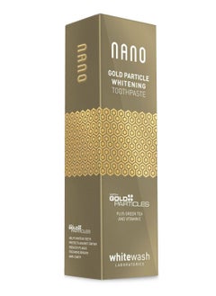 Whitewash Nano Gold Particle Whitening Toothpaste 2.5oz