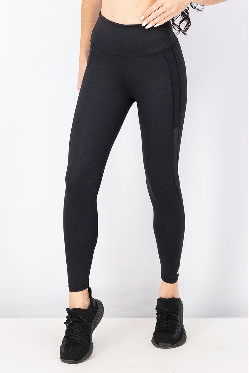 Adidas ت tights ألفا سكين للنساء 7 و 8، أسود - Image 1