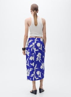 MANGO Floral Sarong Skirt  - Image 2