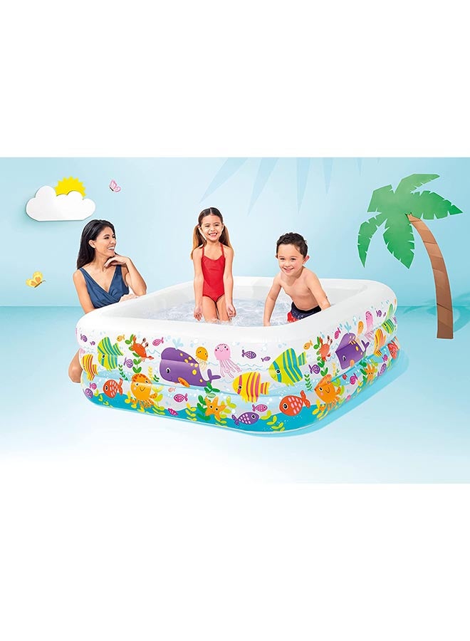 INTEX Aquarium Inflatable Pool 159x159x50cm - Image 2