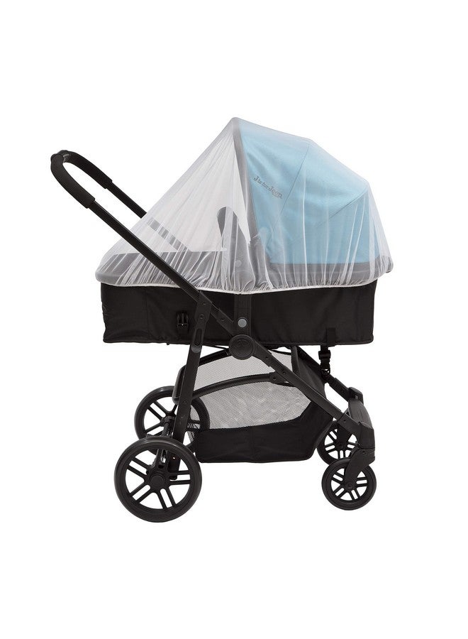 Delta Children Mosquito Net for Infant Car Seats, Infant Strollers and Bassinets | Breathable with Elastic Netting for Easy fit | White - Image 2