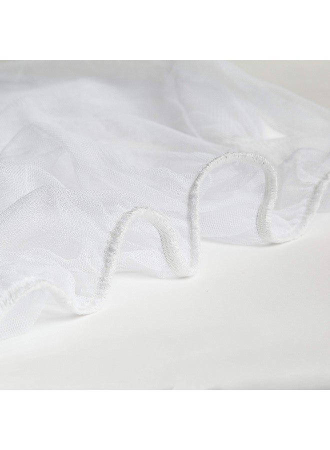 Delta Children Mosquito Net for Infant Car Seats, Infant Strollers and Bassinets | Breathable with Elastic Netting for Easy fit | White - Image 4