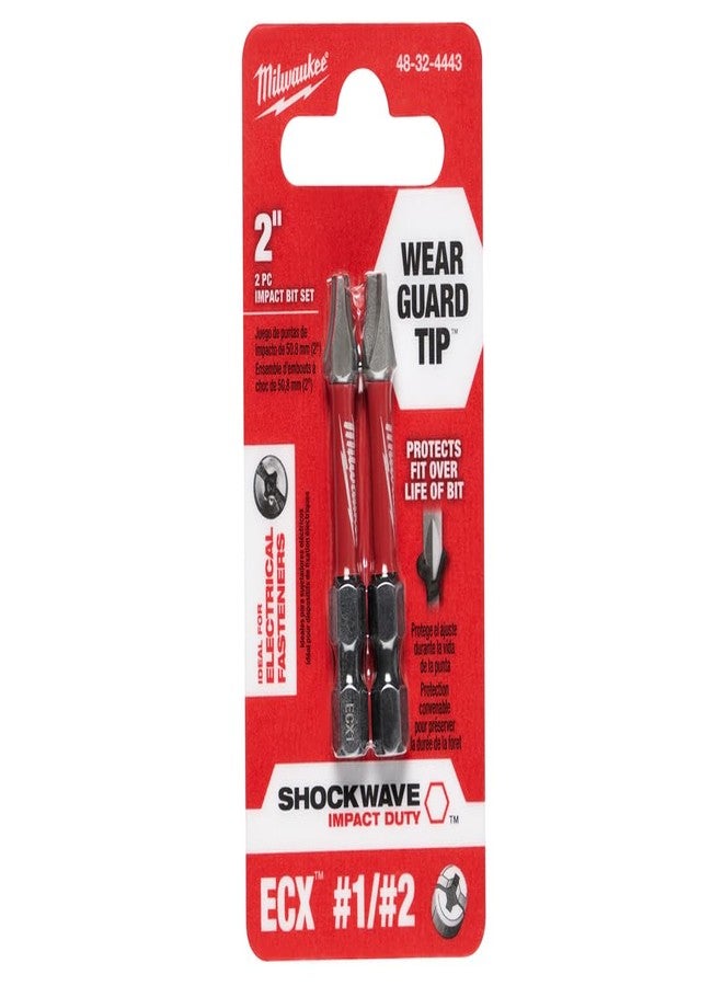 ميلواكي مجموعة بتات الطاقة الكهربائية Ecx مقاس 2 بوصة من MILWAUKEE ELEC TOOL 48-32-4443 - Image 4