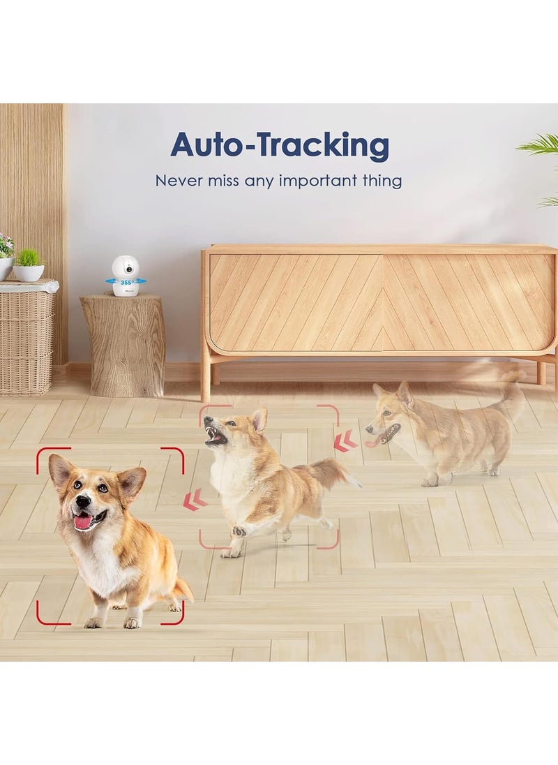 Vimtag Vimtag 8211 4MP CCTV Camera for Home 2.4Ghz WiFi 360 Degree 2.5K Security Camera for Shop Indoor Baby Pet Night Vision 2-Way Audio Cloud Storage/SD Card Support 2 Years Warranty  - Image 4