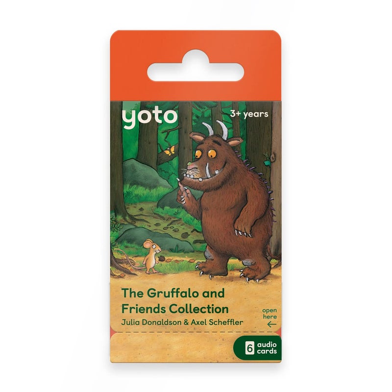 YOTO Gruffalo & Friends Collection by Julia Donaldson â€“ 6 Kids Audio Cards for Use with Player & Mini All-in-1 Audio Device, Screen-Free Listening with Playtime Bedtime & Travel Stories, Ages 3+ - Image 1