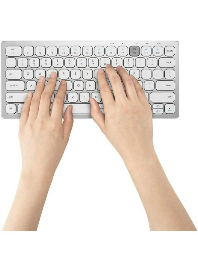 Multi-Device Dual Wireless Compact Keyboard | K75504AB