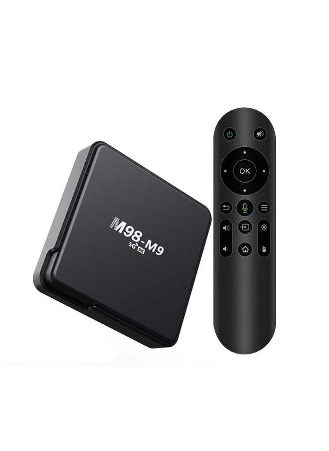 BURAQ - M98-M9 Quad-core ARM Cortex-A53 WiFi Bluetooth 4K HD Android TV Box, RAM:2GB+8GB(UK Plug) - Image 1