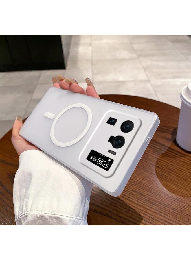 The Bros Case For Xiaomi Mi 11 Ultra Fine Hole Ice Fog MagSafe PC Phone Case