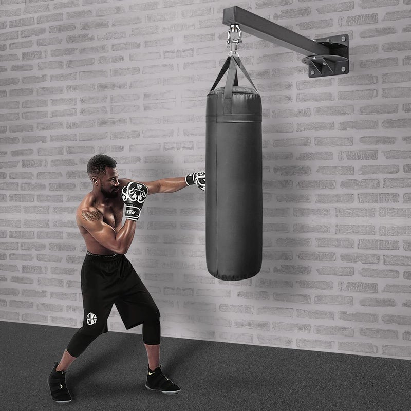 BeneLabel Wall Mount Heavy Bag Hanger, Heavy Duty Punching Bag Stand, Boxing Bag Bracket for Home Gym Indoor Outdoor, 7 Angle Adjustment for Different Walls, 24inch, 800 LB Capacity - Image 2