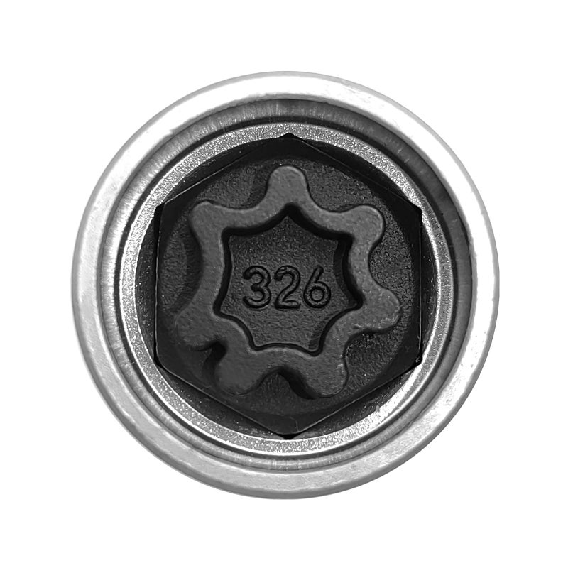 Anti-theft Screw Socket Wrench Silver 326 Customized Security Design - Unique Matching Mechanism Security Master Locking Wheel Nut Key for Car Wheel Protection - Image 1