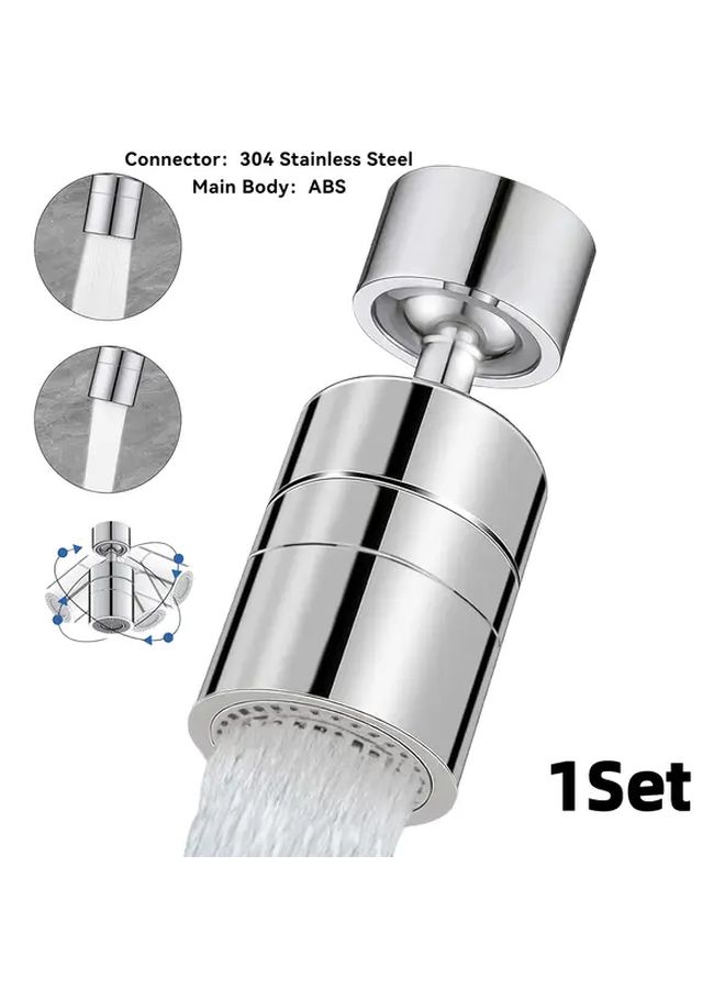 360 Degree Dual Mode Rotating Splash Proof Faucet Extender 2 Sets Easy Install Water Flow Control - Image 2