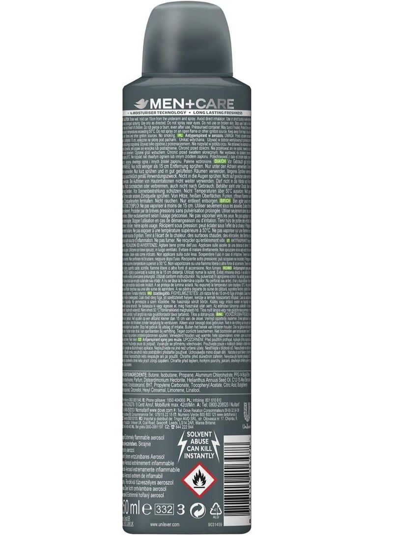 دوف بخاخ مزيل العرق إنتعاش بلس كير 250 مل (عبوة من 6 قطع) - Image 4