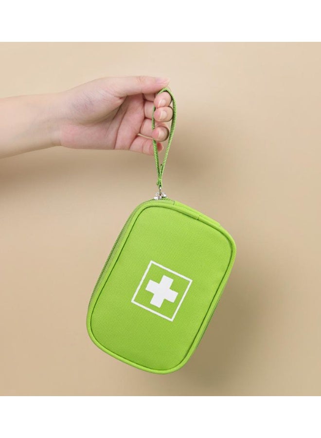 MIXDE First Aid Kit Bags, 2 Pieces First Aid Bag Empty, Portable Travel Empty Medicine Bags, Medicine Storage Bag, Medical Bag for Emergencies, Medicine Pouch for Outdoor Camping Travel Work Bags (Green) - Image 2