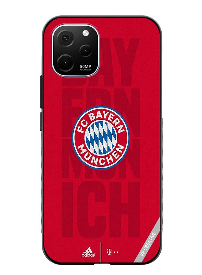 VR CREATIVE Protective Case Cover For Huawei Enjoy 50z Fc Bayern Munich Design Multicolour - Image 1