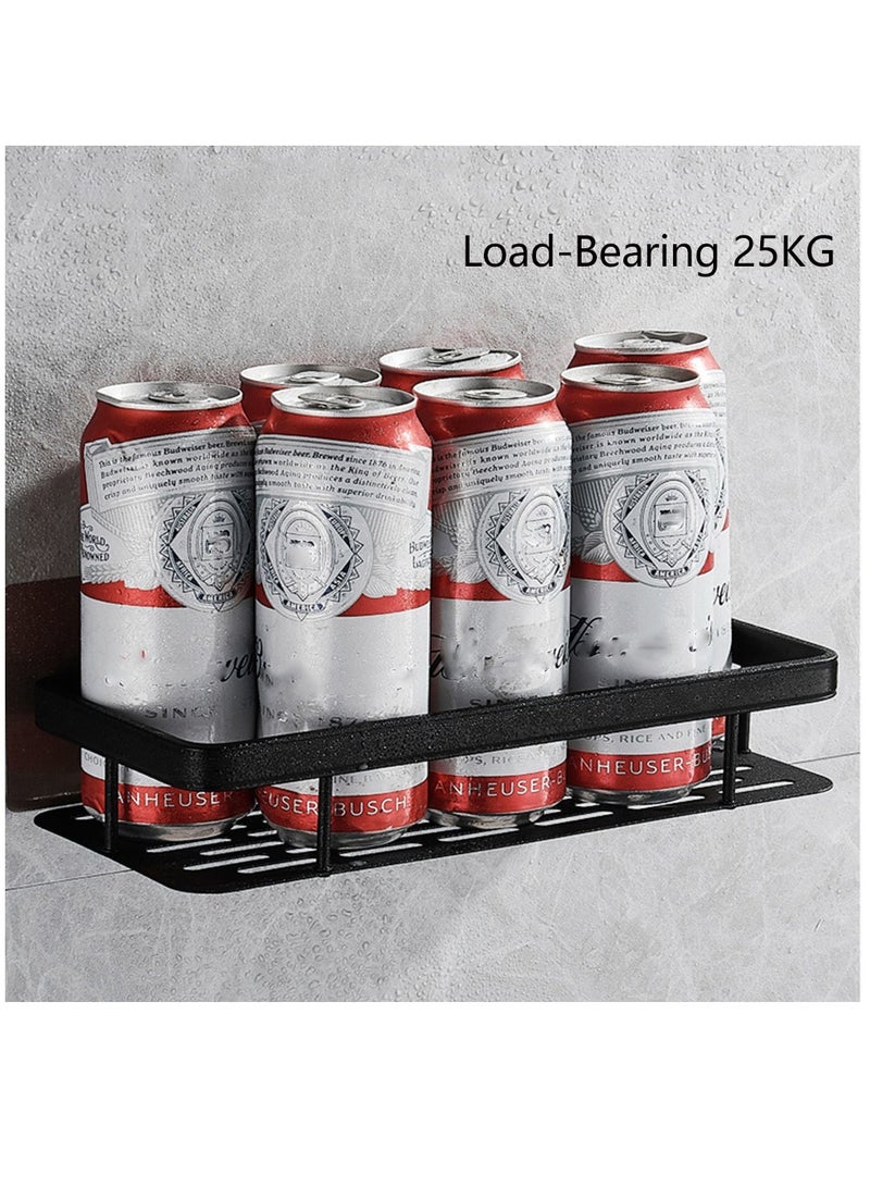 2 Pack Bathroom Shower Rack Corner Shower Storage Rack Anti-Rust Bathroom Shower Storage Basket Wall Organizing Storage Rack Bathroom Basket  - Image 3