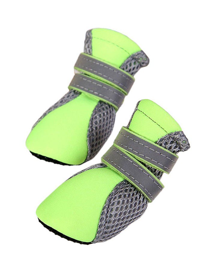 NIBEMINENT Pure Rubber Soft Sole Walking And Running Shoes Green/Grey Mediumyard - Image 3