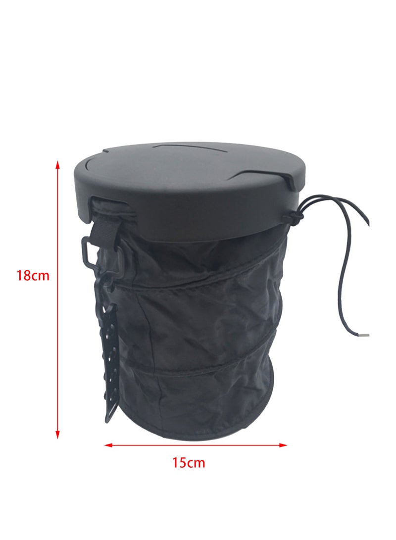 Car Foldable Garbage Bin，Black - Image 3