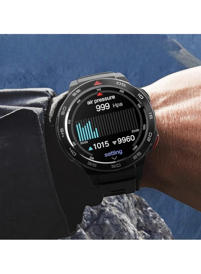 Mibro Smart Watch GS Pro (Black) - 1.43" Amoled Display, Bluetooth Calling, 20 Day Battery Life, 5ATM Waterproof, GPS Positioning, 105 Sports Modes, Heart Rate Monitoring, Sporty Style Strap - Image 5