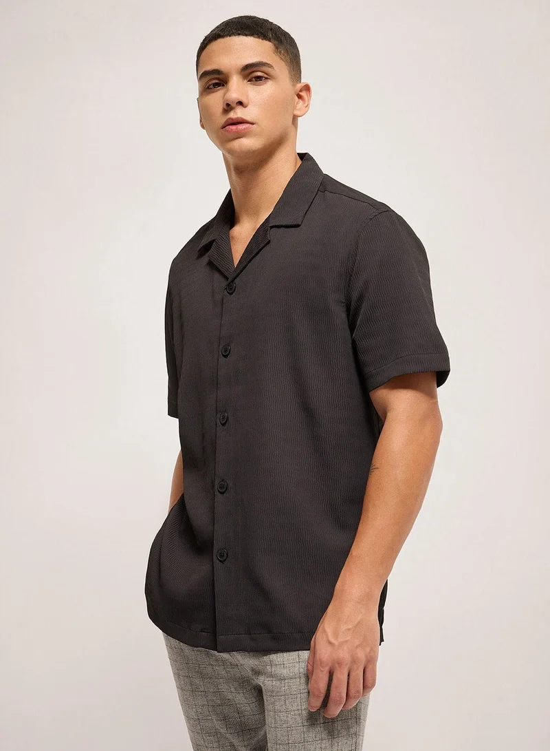 Men's Shirt | Casual & Formal Short Sleeve Slim Fit | Classic Button-Down, Office & Everyday Wear, Comfortable & Breathable Fabric