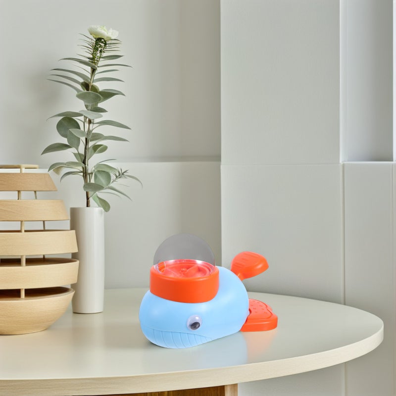 Interactive Dog Treat Dispenser Toy - Whale Shape Rotating Slow Feeder For Pets - Food Puzzle Feeding Toy For Small And Medium Dogs - Image 2