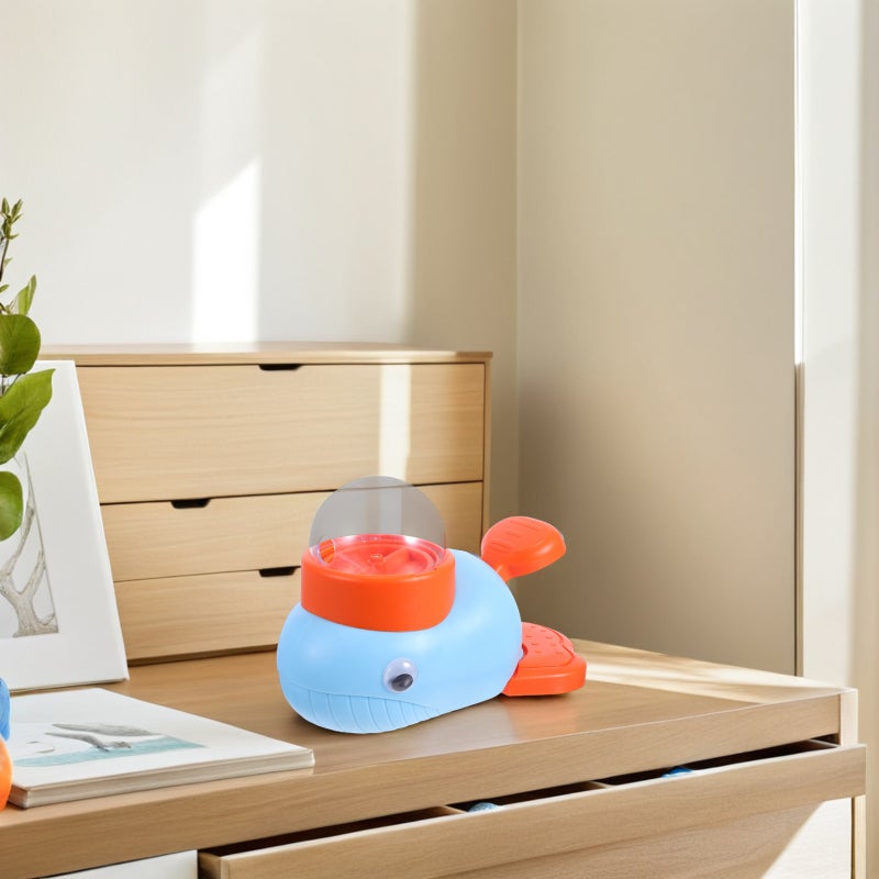 Interactive Dog Treat Dispenser Toy - Whale Shape Rotating Slow Feeder For Pets - Food Puzzle Feeding Toy For Small And Medium Dogs - Image 5