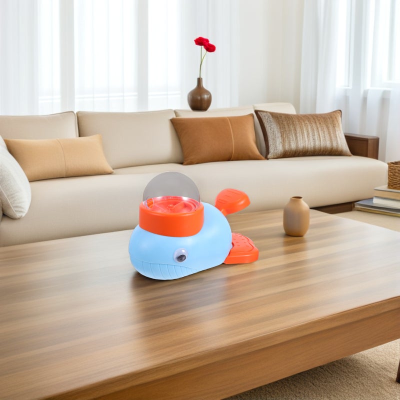 Interactive Dog Treat Dispenser Toy - Whale Shape Rotating Slow Feeder For Pets - Food Puzzle Feeding Toy For Small And Medium Dogs - Image 4