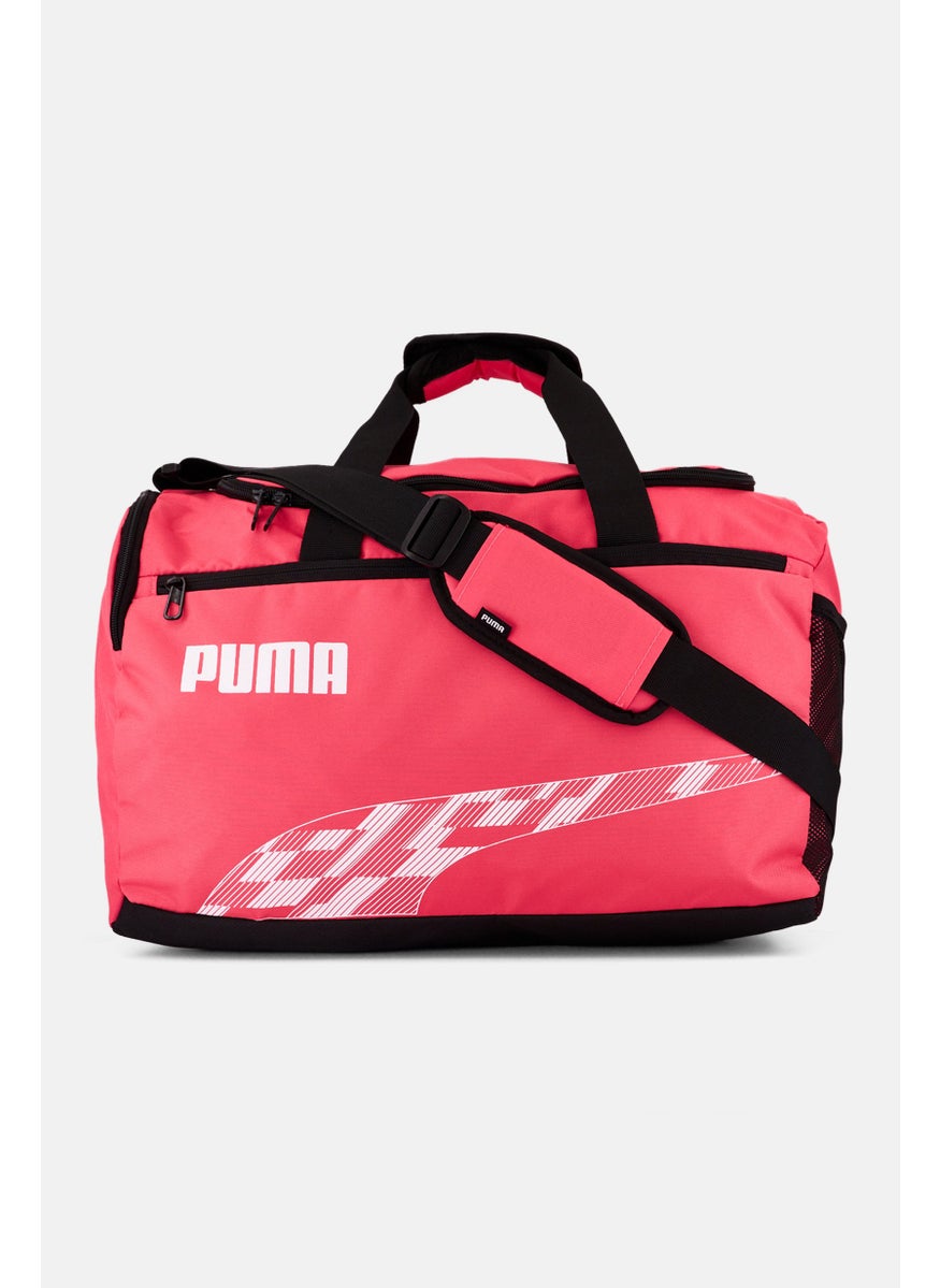 PUMA Men Brand Logo Duffle Bags , Pink  - Image 1