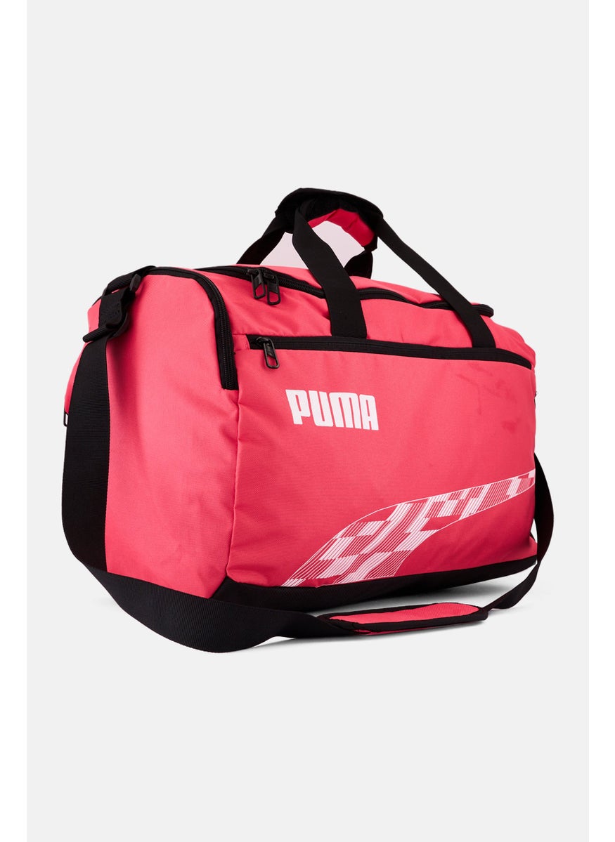 PUMA Men Brand Logo Duffle Bags , Pink  - Image 2