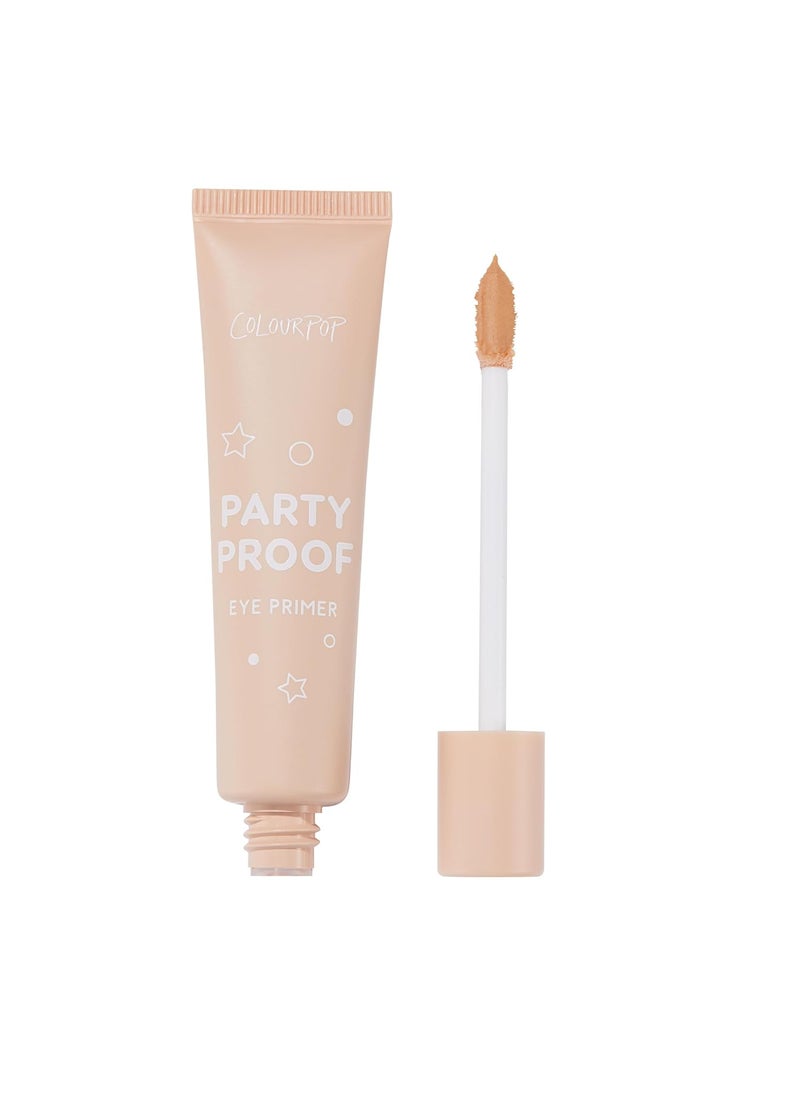 COLOURPOP ColourPop Party Proof Eye Primer - Translucent Eyeshadow Primer for Long-Lasting Eye Makeup - Preps Skin for Smooth Makeup Application - Caramel (0.42 oz) 
