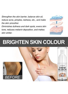 Snow Bleach Spray, Underarm Whitening Spray, Skin Whitening Spray, Body Dark Spot Remover, Private Part Whitening, Intimate Area Whitening, Whitening Spray For Correcting Dark Spots, Brightening Spray - pzsku/ZAA441BF34908C29CF273Z/45/_/1726211281/84a8955e-11f8-4e8e-b9a7-28085bfdc092