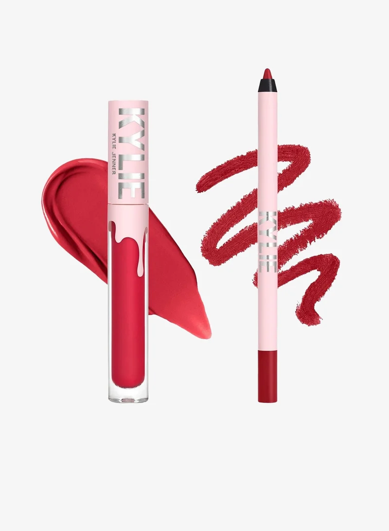 كايلي كوزماتيكس مجموعة مت للشفاه ( قطعتين) -402- ماري جو كي