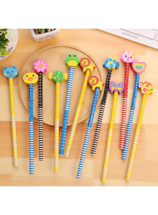 Autonomy Cute Cartoon With Rubber Pencil Kindergarten School Supplies Primary School Exam Hb Gift Prize Gift - Image 4