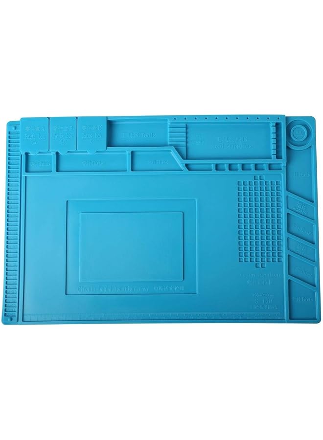 erorex S 160 Heat Insulation Silicone Mat Repair Kit Heat Resistant Maintenance Desk Mat For Soldering Iron - Image 1