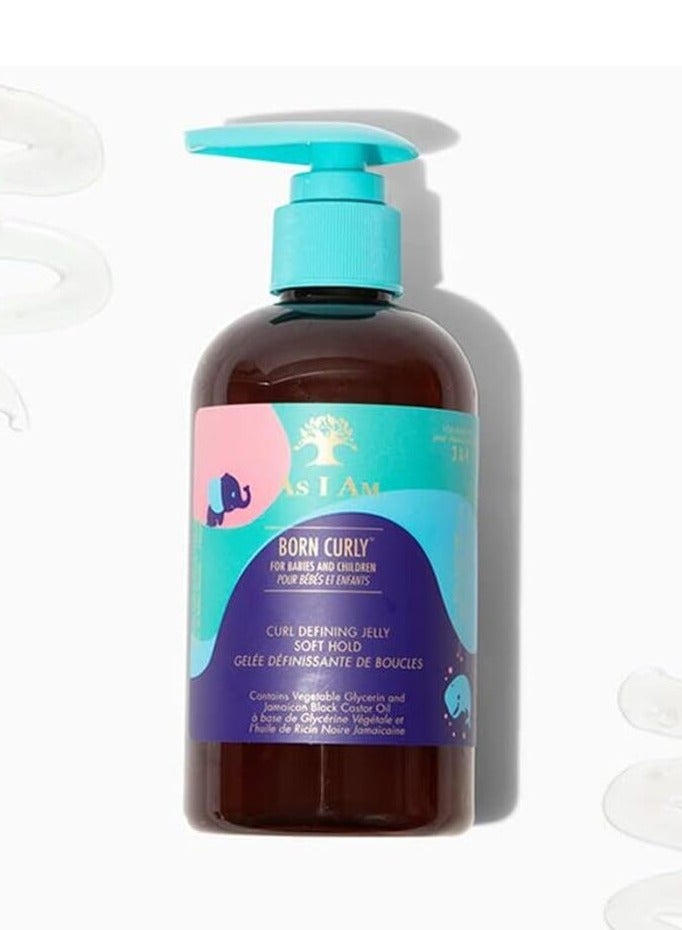 آز أي آم جيلي تحديد الشعر المجعد من بورن كيرلي، تثبيت ناعم، 240 مل - Image 2