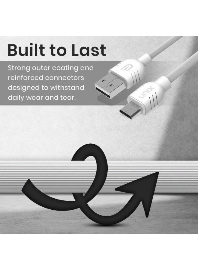 يونيكس UX-90 كابل شحن سريع من نوع C | شحن سريع 25W | نقل بيانات عالي السرعة | كابل USB-C متين وخالٍ من التشابك - Image 3